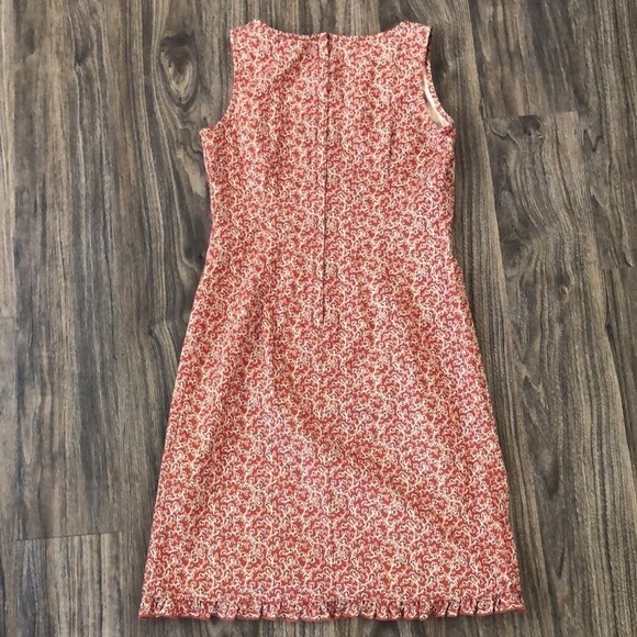 Liz Claiborne Liberty Floral Sleeveless Autumnal Midi Dress - Picture 12 of 12